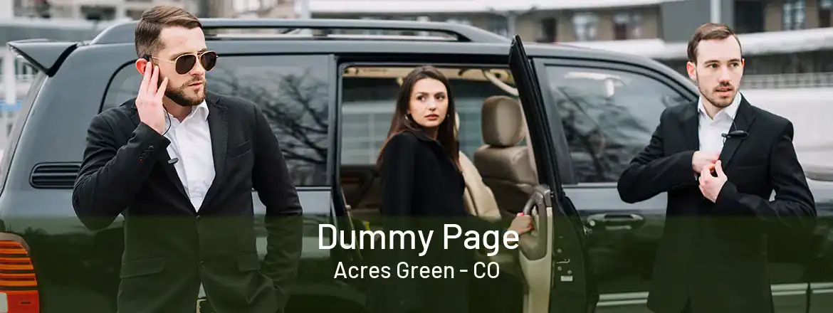 Dummy Page Acres Green - CO