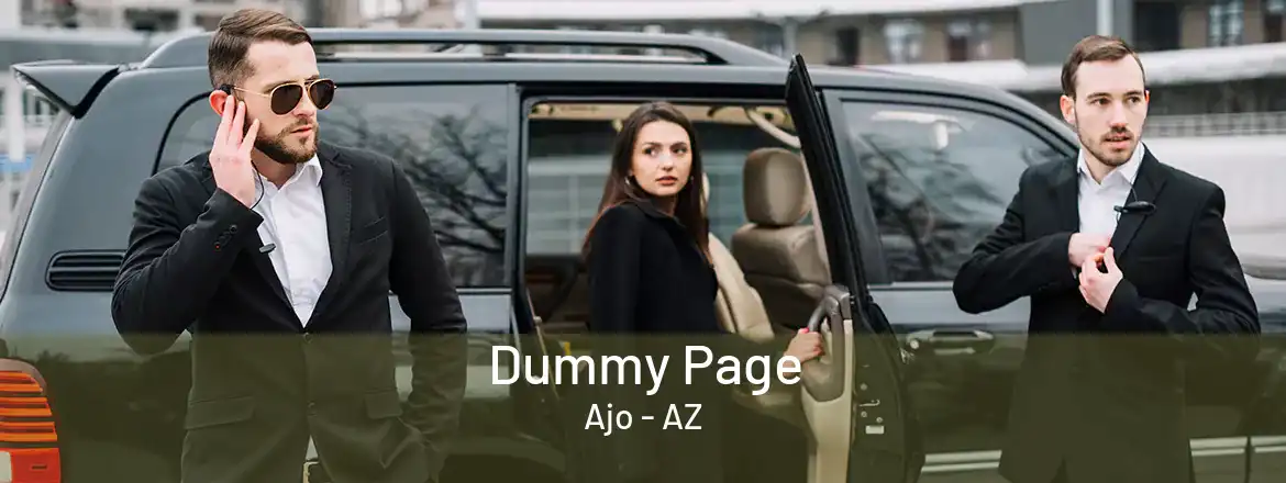 Dummy Page Ajo - AZ