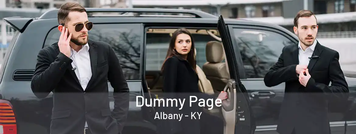 Dummy Page Albany - KY