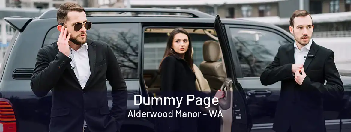 Dummy Page Alderwood Manor - WA