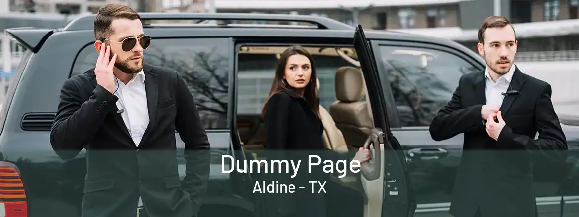 Dummy Page Aldine - TX