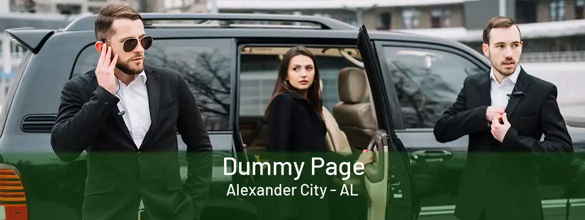 Dummy Page Alexander City - AL