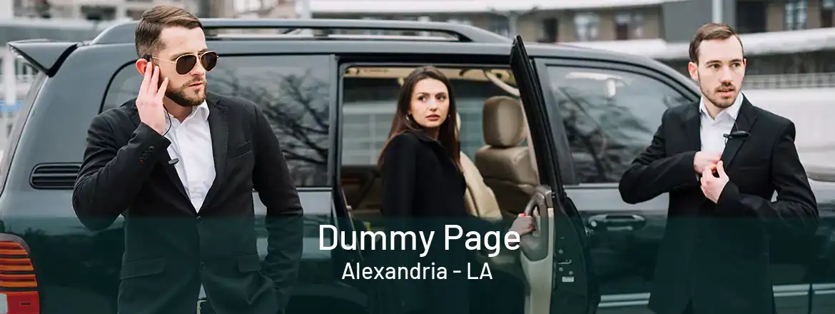 Dummy Page Alexandria - LA