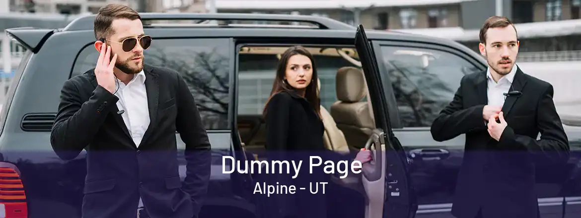  Dummy Page Alpine - UT