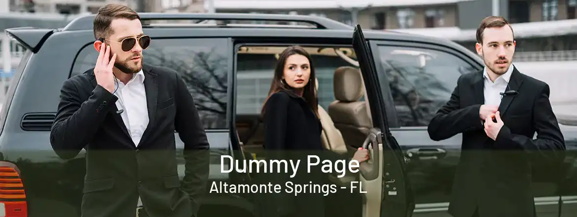 Dummy Page Altamonte Springs - FL