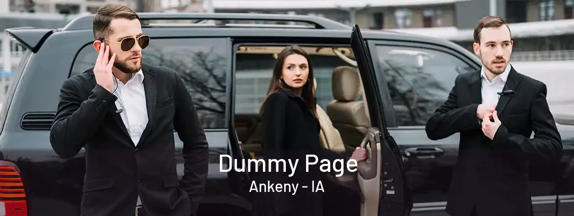 Dummy Page Ankeny - IA