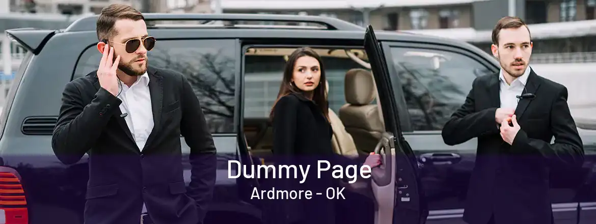 Dummy Page Ardmore - OK