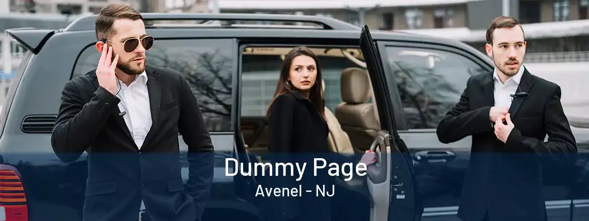 Dummy Page Avenel - NJ