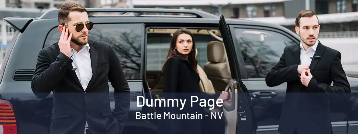 Dummy Page Battle Mountain - NV