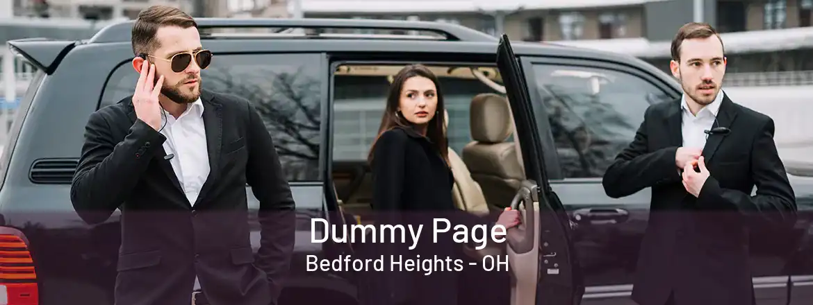 Dummy Page Bedford Heights - OH