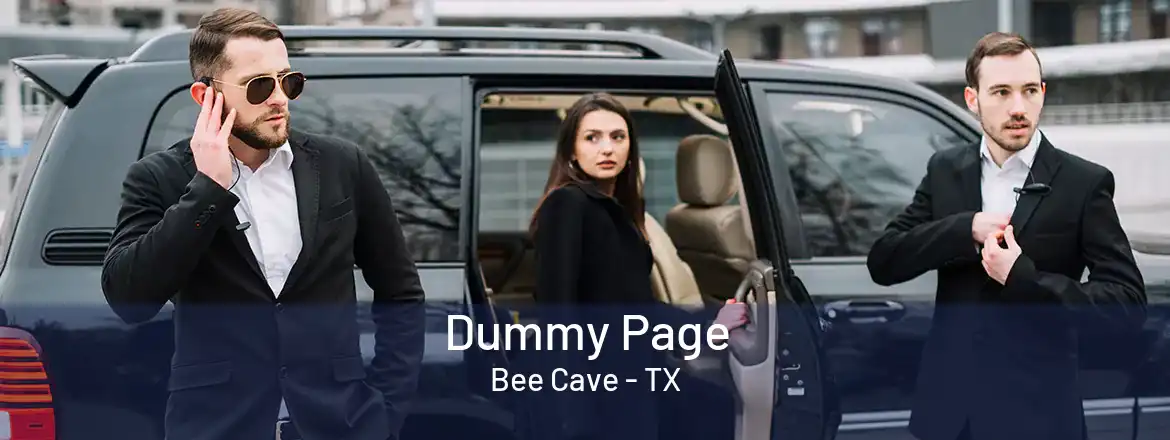 Dummy Page Bee Cave - TX