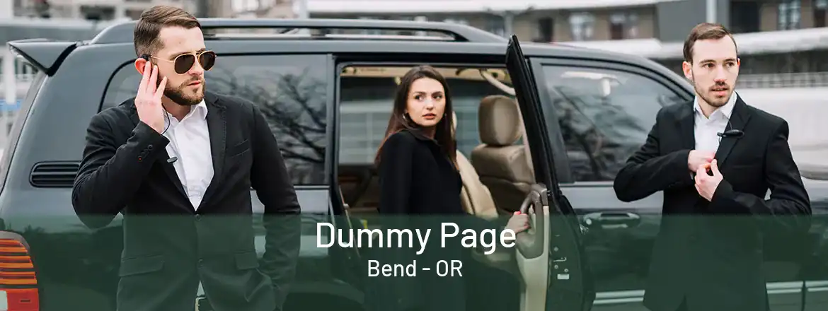 Dummy Page Bend - OR