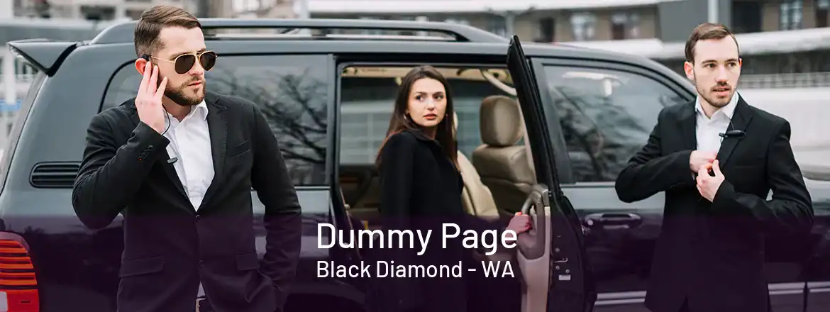 Dummy Page Black Diamond - WA