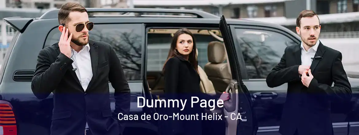 Dummy Page Casa de Oro-Mount Helix - CA