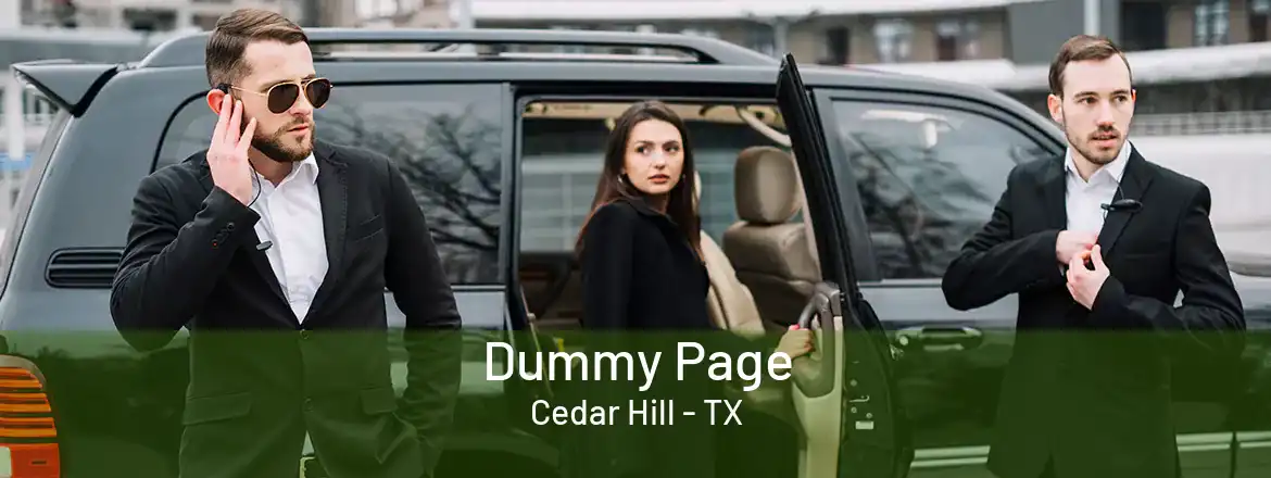 Dummy Page Cedar Hill - TX