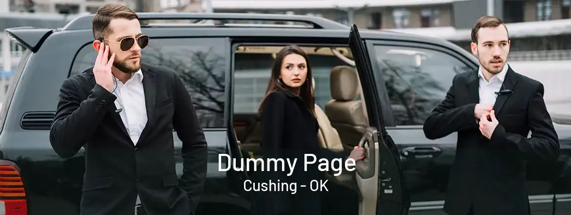 Dummy Page Cushing - OK