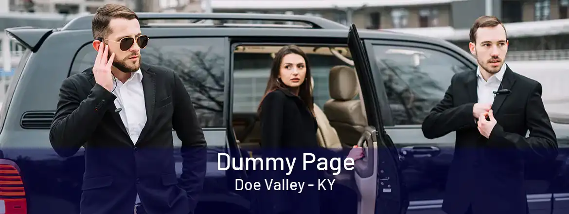 Dummy Page Doe Valley - KY