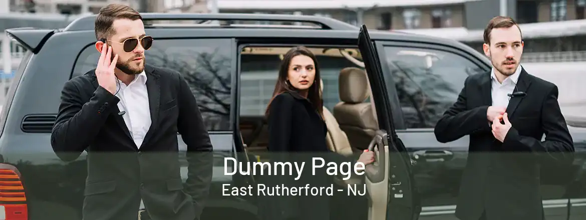 Dummy Page East Rutherford - NJ