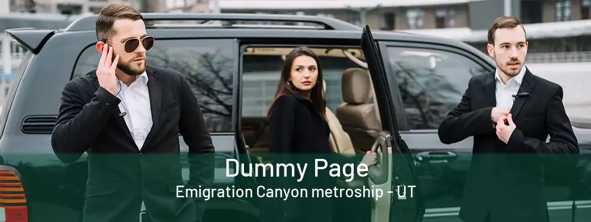  Dummy Page Emigration Canyon metroship - UT