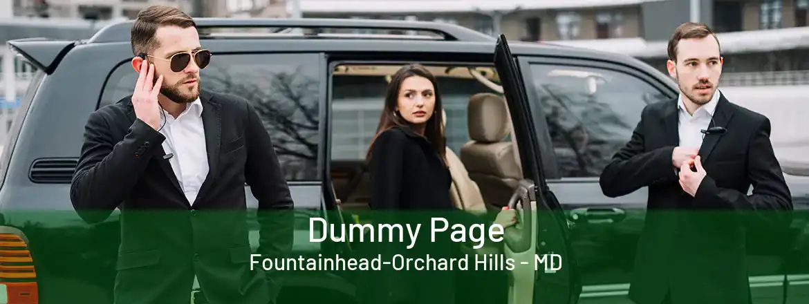 Dummy Page Fountainhead-Orchard Hills - MD