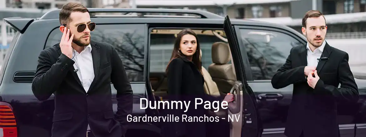 Dummy Page Gardnerville Ranchos - NV