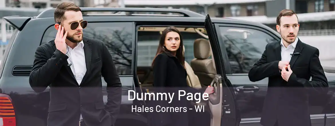  Dummy Page Hales Corners - WI