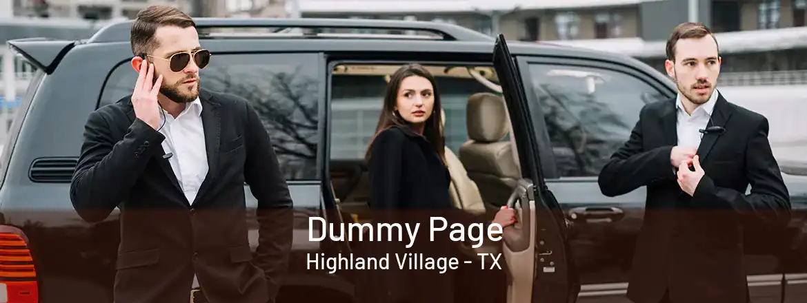 Dummy Page Highland Village - TX