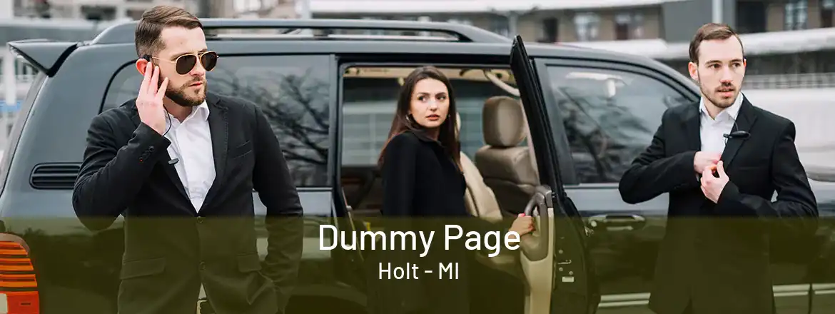 Dummy Page Holt - MI