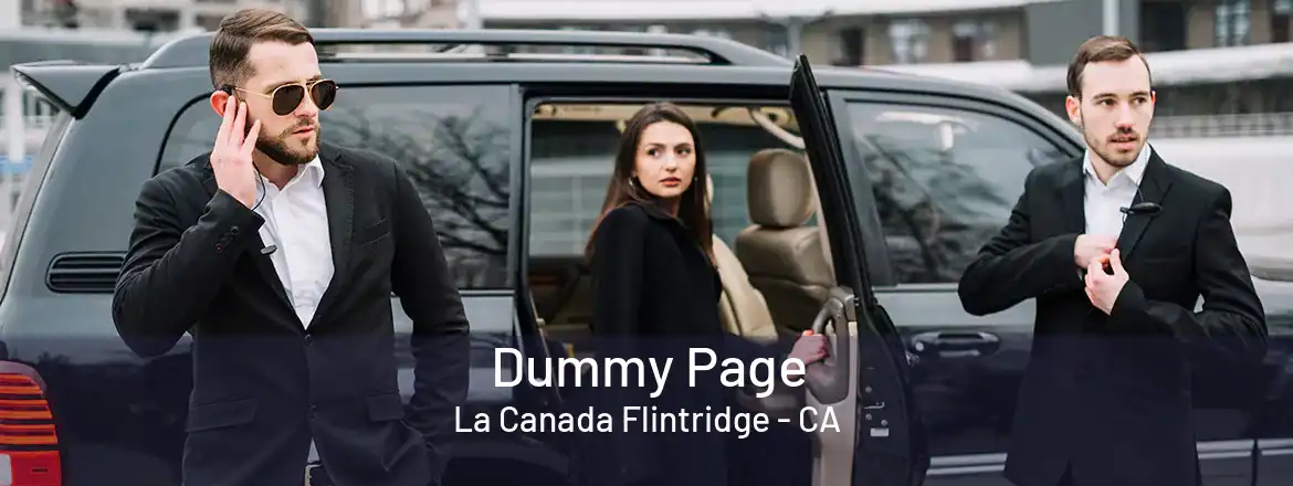 Dummy Page La Canada Flintridge - CA