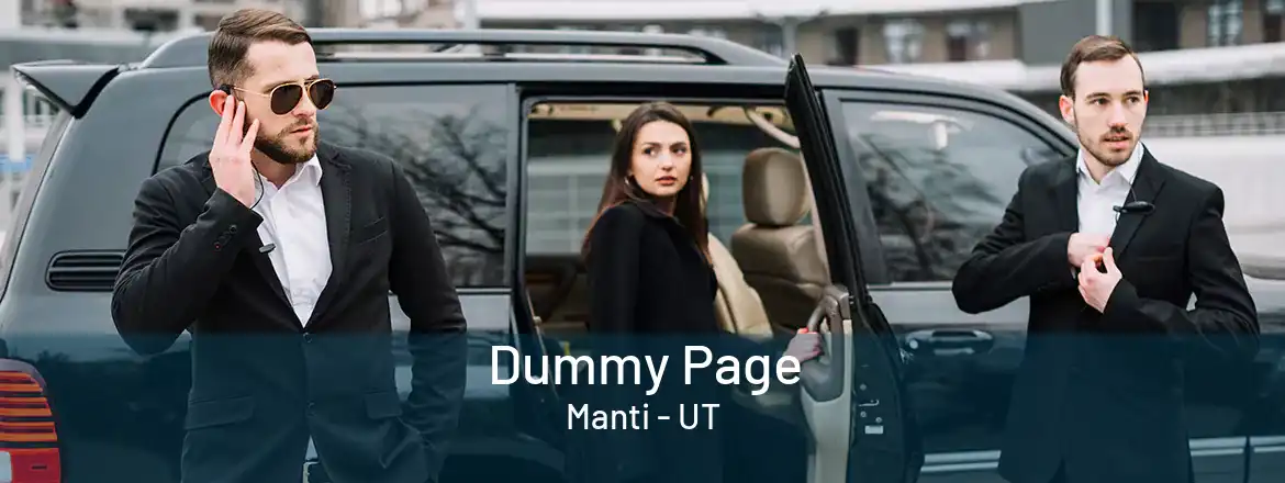  Dummy Page Manti - UT