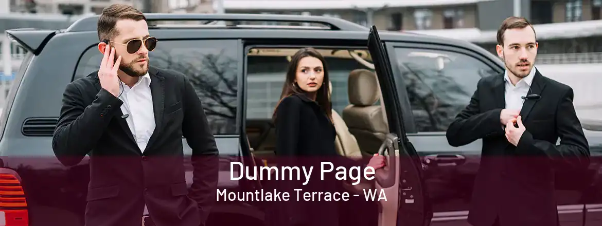 Dummy Page Mountlake Terrace - WA