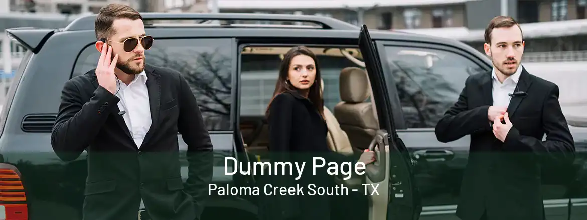 Dummy Page Paloma Creek South - TX