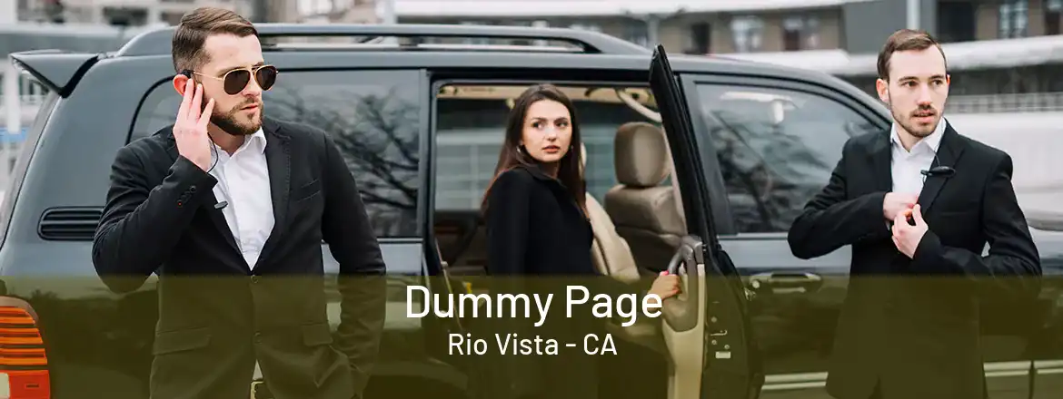 Dummy Page Rio Vista - CA