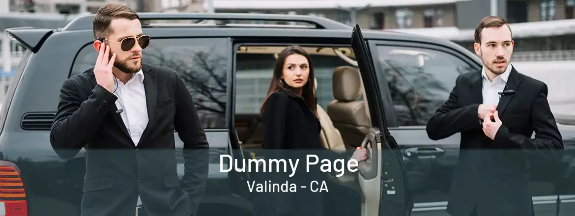 Dummy Page Valinda - CA