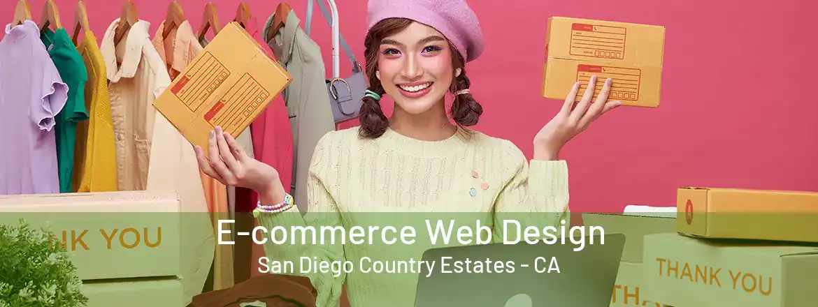 E-commerce Web Design San Diego Country Estates - CA