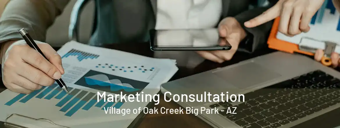 Marketing Consultation Village of Oak Creek Big Park - AZ